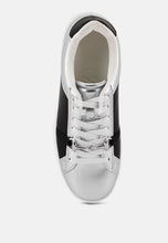 Cargar imagen en el visor de la galería, Nemo Contrasting Metallic Faux Leather Sneakers
