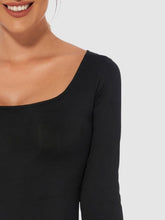 Load image into Gallery viewer, Full Size Scoop Neck Long Sleeve Bodysuit
