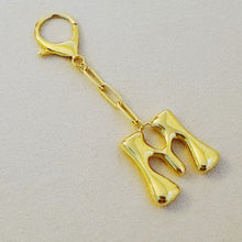 Load image into Gallery viewer, Whimsy Balloon Letter Initial Bag Charm
