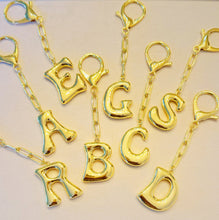 Load image into Gallery viewer, Whimsy Balloon Letter Initial Bag Charm
