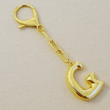 Load image into Gallery viewer, Whimsy Balloon Letter Initial Bag Charm
