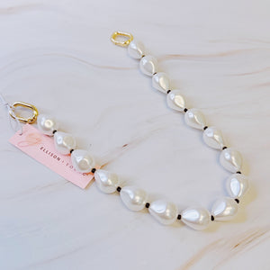 Pearl and Bead Bag Charm