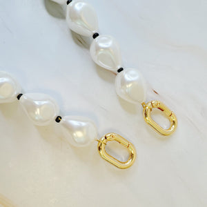 Pearl and Bead Bag Charm