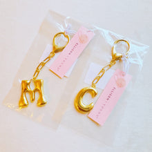 Load image into Gallery viewer, Whimsy Balloon Letter Initial Bag Charm
