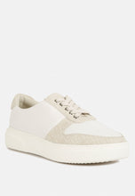 Load image into Gallery viewer, Kjaer Dual Tone Leather Sneakers
