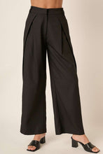 Load image into Gallery viewer, Mittoshop Deep Pleated High Waisted Wide Leg Pants
