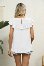 Cargar imagen en el visor de la galería, Spliced Lace Ruffled Blouse
