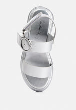 Cargar imagen en el visor de la galería, Metallic Chunky Sandals by Ruw
