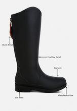 Load image into Gallery viewer, Indiana Charm Detail Calf Boots
