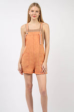 Cargar imagen en el visor de la galería, VERY J Washed Frayed Hem Denim Overall
