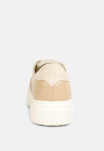 Kjaer Dual Tone Leather Sneakers