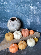 Load image into Gallery viewer, Autumn Pumpkin Handmade Soy Wax Candle
