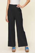 Load image into Gallery viewer, Double Take Full Size Texture Smocked Waist Wide Leg Pants
