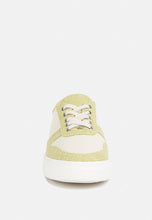 Load image into Gallery viewer, Kjaer Dual Tone Leather Sneakers
