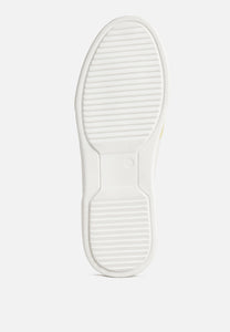 Kjaer Dual Tone Leather Sneakers