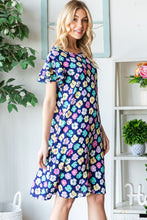 Load image into Gallery viewer, Heimish Full Size Floral Ruffled Short Sleeve Dress with Pockets
