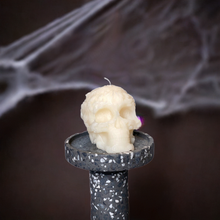 Load image into Gallery viewer, Floral Skull Handmade Soy Wax Candle
