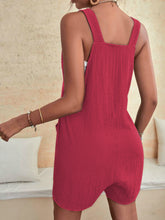 Cargar imagen en el visor de la galería, Full Size Scoop Neck Romper with Pockets
