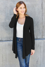 Cargar imagen en el visor de la galería, Basic Bae Full Size Open Front Long Sleeve Cardigan
