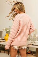 Cargar imagen en el visor de la galería, BiBi Pearl &amp; Rhinestone Decor Long Sleeve Sweater
