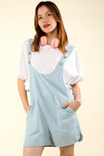 Cargar imagen en el visor de la galería, VERY J Adjustable Waist Suspender Overalls with Pockets
