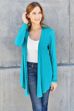 Cargar imagen en el visor de la galería, Basic Bae Full Size Open Front Long Sleeve Cardigan
