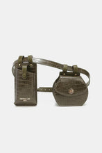 Cargar imagen en el visor de la galería, Nicole Lee USA 2 Piece Texture Belt Bag
