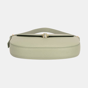 David Jones Metal Buckle Shoulder Bag