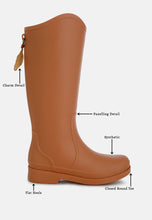 Load image into Gallery viewer, Indiana Charm Detail Calf Boots
