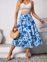 Load image into Gallery viewer, Slit Printed Midi Skirt
