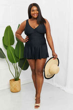 Load image into Gallery viewer, Marina West Swim Full Size Clear Waters Swim Dress in Black
