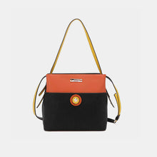 Load image into Gallery viewer, Nicole Lee USA Contrast Leather Shoulder Bag

