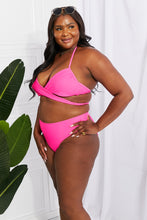 Cargar imagen en el visor de la galería, Marina West Swim Summer Splash Halter Bikini Set in Pink
