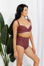 Cargar imagen en el visor de la galería, Marina West Swim Take A Dip Twist High-Rise Bikini in Ochre
