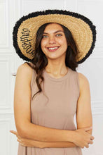 Load image into Gallery viewer, Fame Sunshine Straw Fringe Hat
