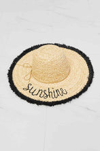 Cargar imagen en el visor de la galería, Fame Sunshine Straw Fringe Hat
