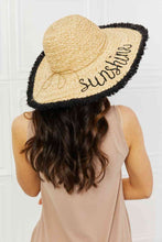 Cargar imagen en el visor de la galería, Fame Sunshine Straw Fringe Hat
