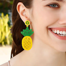 Cargar imagen en el visor de la galería, Bead Stainless Steel Pineapple Earrings
