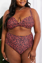 Cargar imagen en el visor de la galería, Marina West Swim Take A Dip Twist High-Rise Bikini in Ochre
